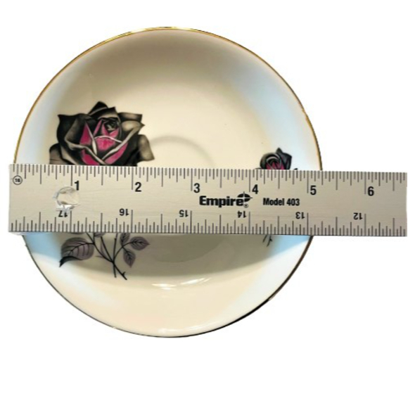 Royal Sandford Purple Roses Bone China 22k Gold‎ Trim Tea Cup/Saucer Set England - Picture 9 of 9